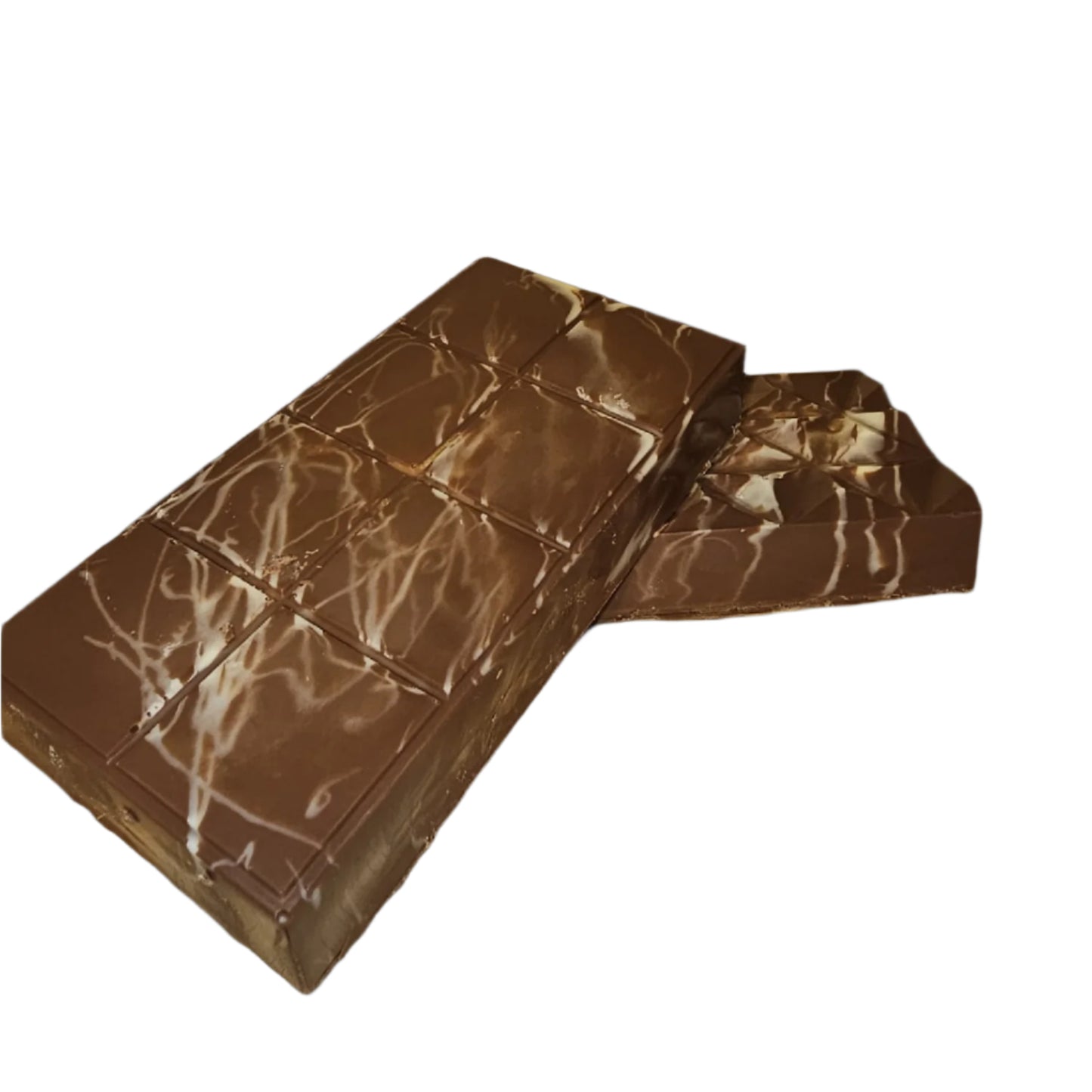 Biscoff Stuffed Fudge Chocolate Bars
