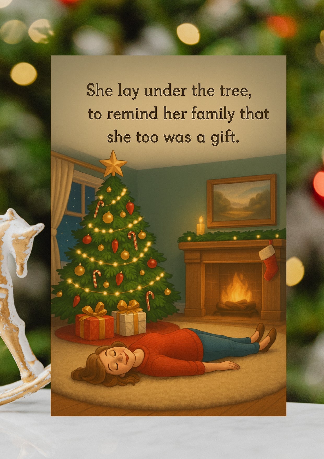 Mum Gift Christmas Card