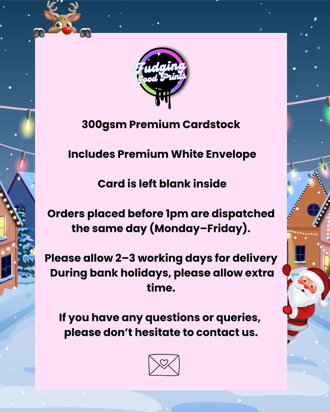 Funny Nativity Christmas Card – Mary, Joseph & Donkey ‘One Star Trip Advisor’🌟