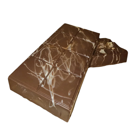 Biscoff Stuffed Fudge Chocolate Bars